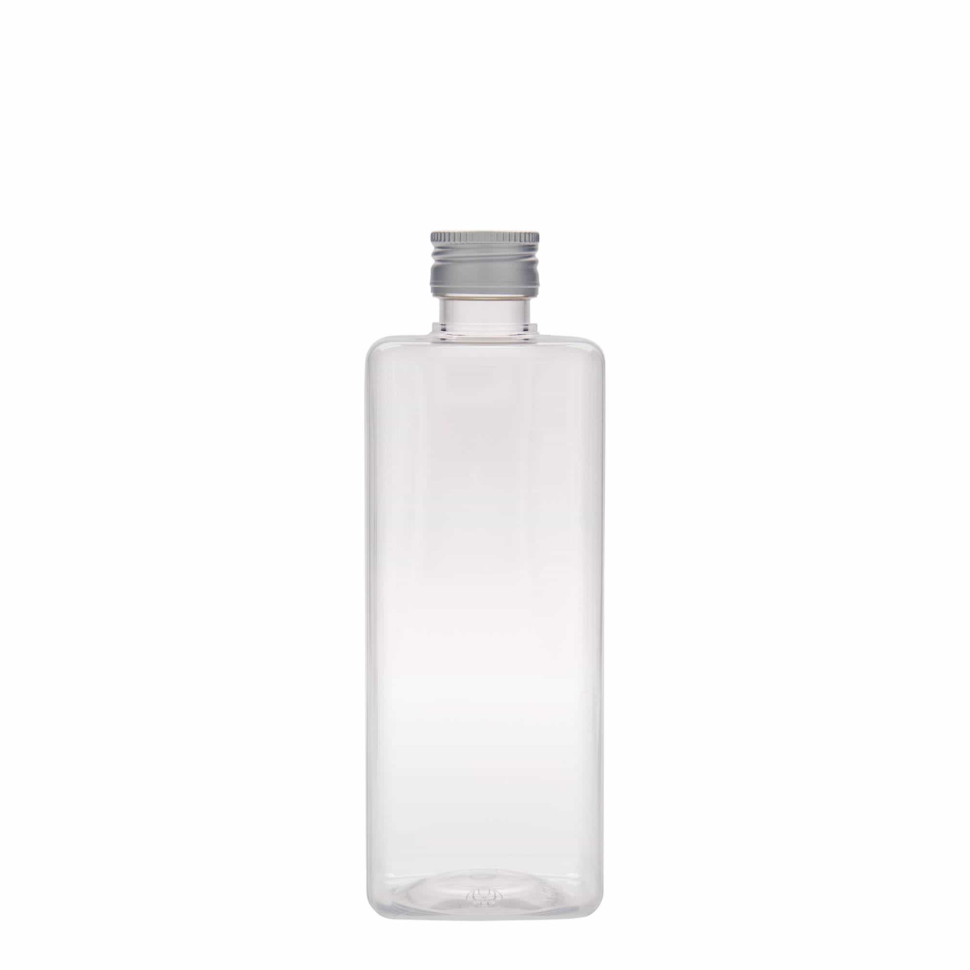 PET lahev 500 ml 'Karl', čtvercová, plast, ústí: PP 28