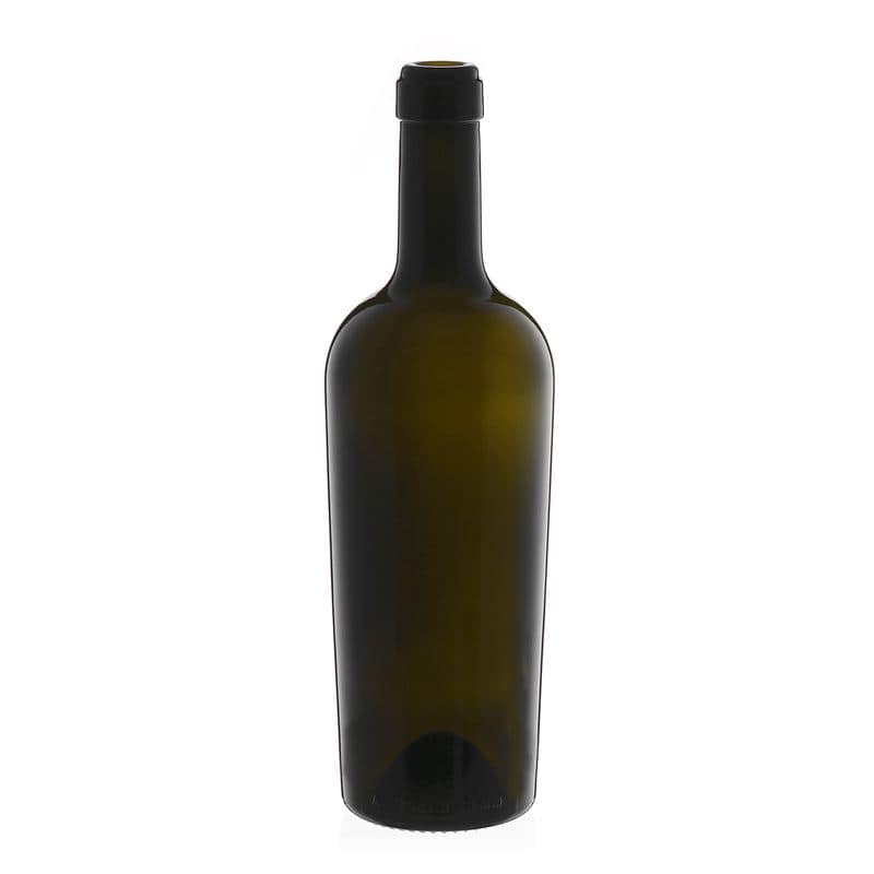 Lahev na víno 750 ml 'Imperiale', starožitná zelená, uzávěr: korek