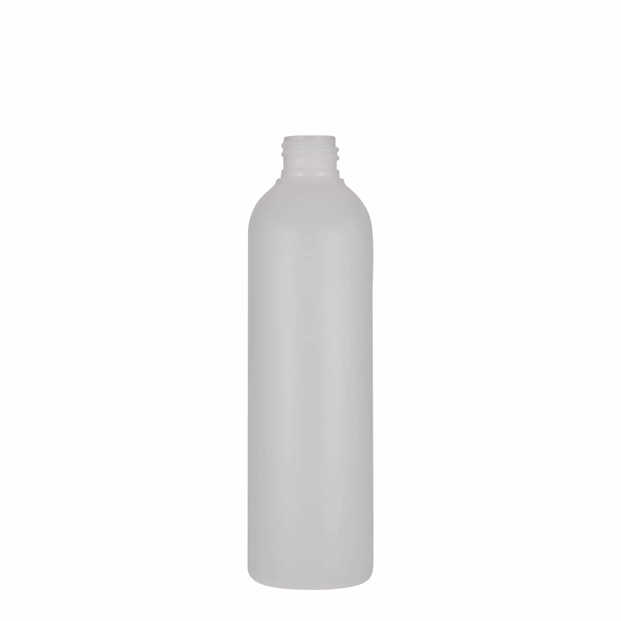 Plastová lahev 250 ml 'Tuffy', HDPE, přírodní, ústí: GPI 24/410
