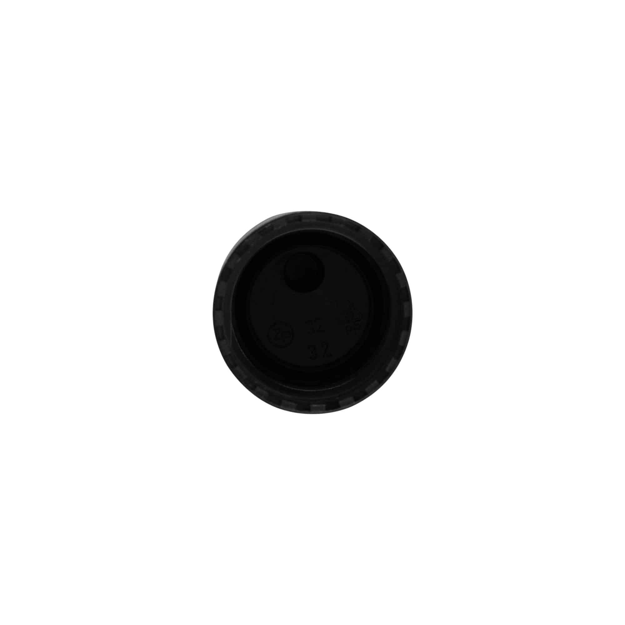 Šroubovací uzávěr Disc Top, plast PP, černý, pro ústí: GPI 24/410