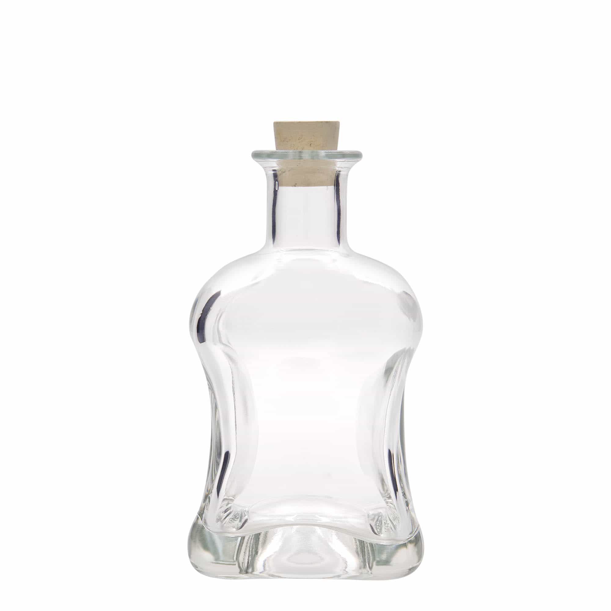 Skleněná lahev 500 ml 'Dublin', čtvercová, uzávěr: korek
