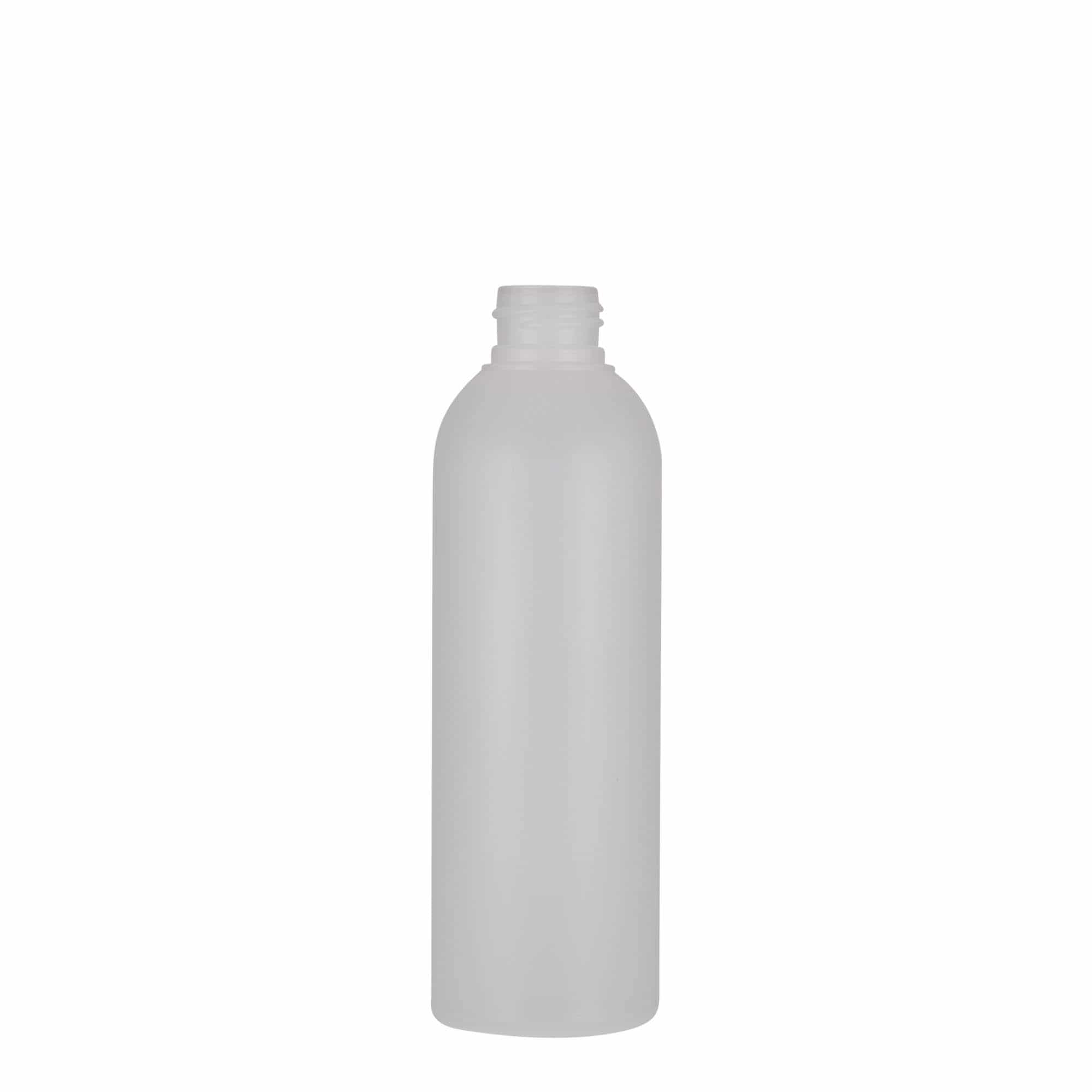 Plastová lahev 200 ml 'Tuffy', HDPE, přírodní, ústí: GPI 24/410