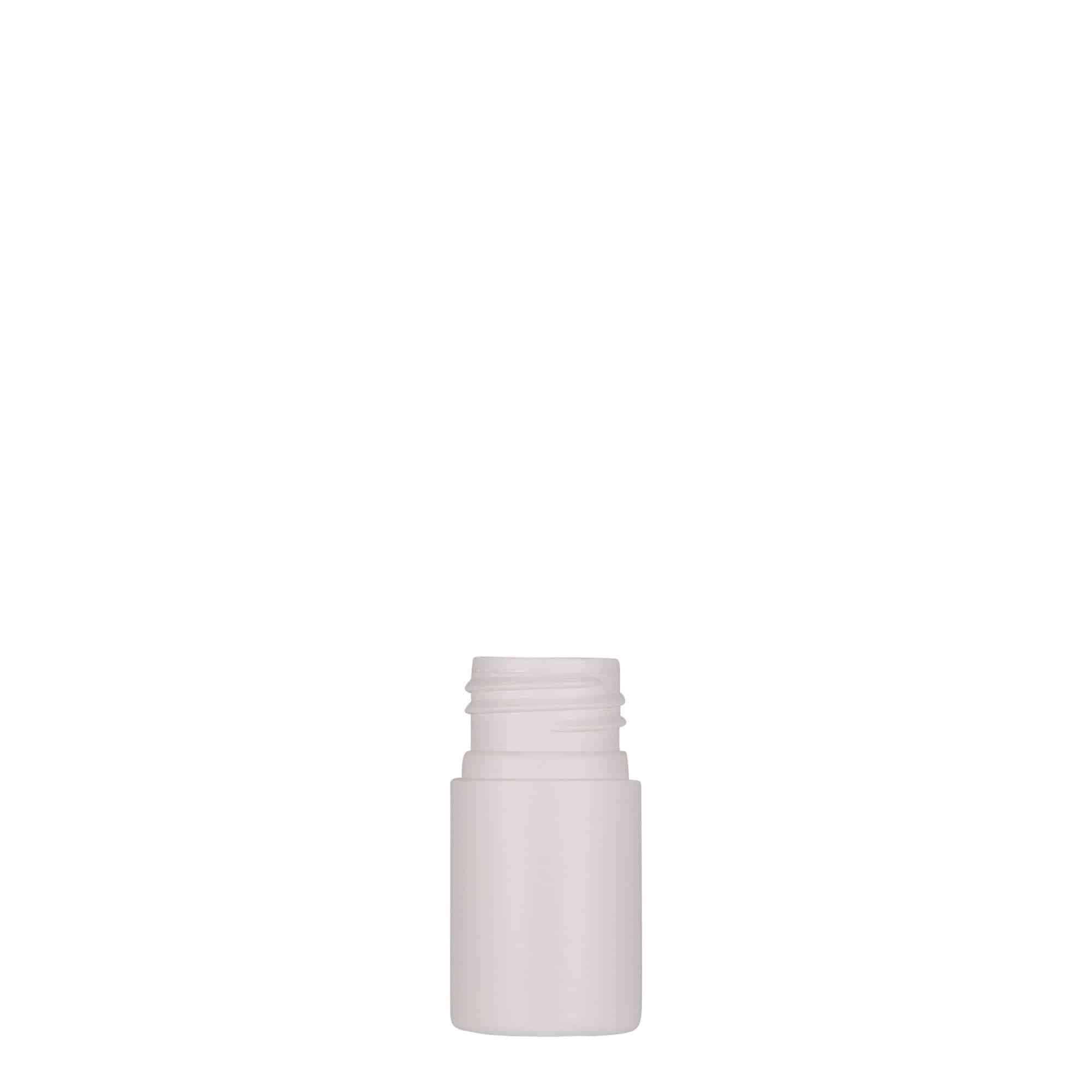 Plastová lahev 15 ml 'Tuffy', HDPE, bílá, ústí: GPI 24/410