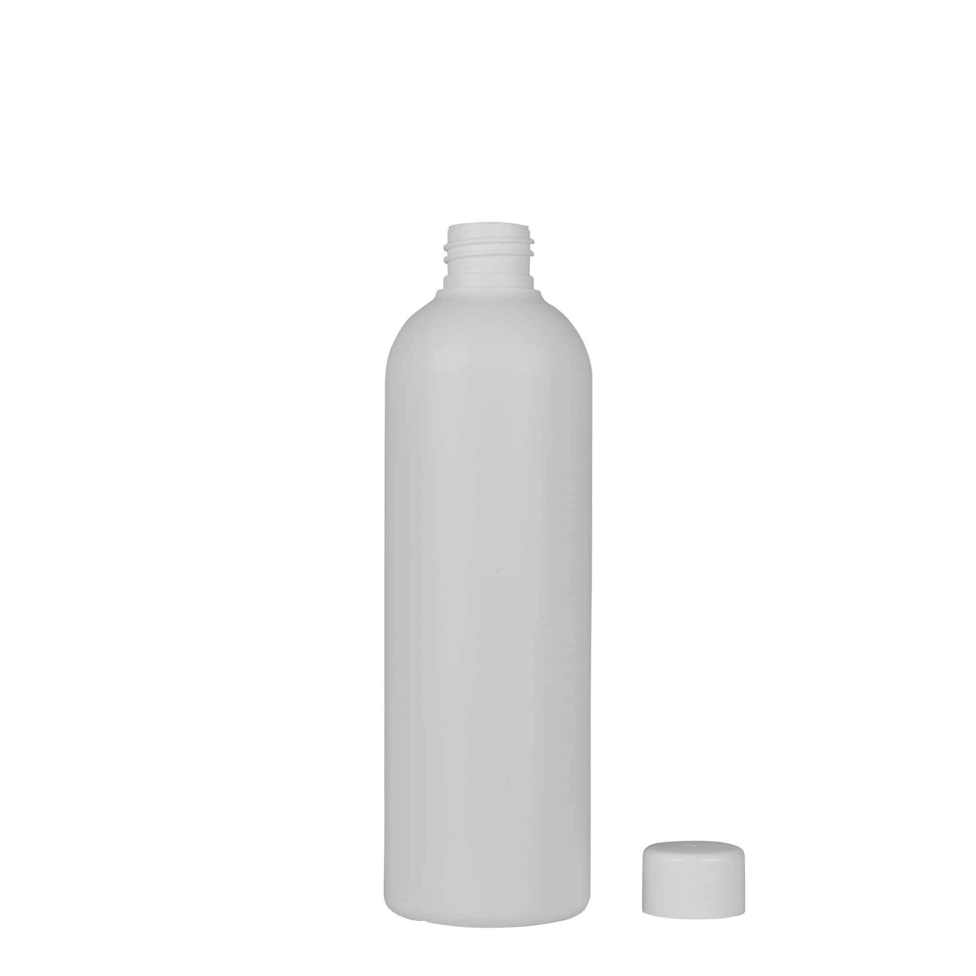 Plastová lahev 300 ml 'Tuffy', HDPE, bílá, ústí: GPI 24/410