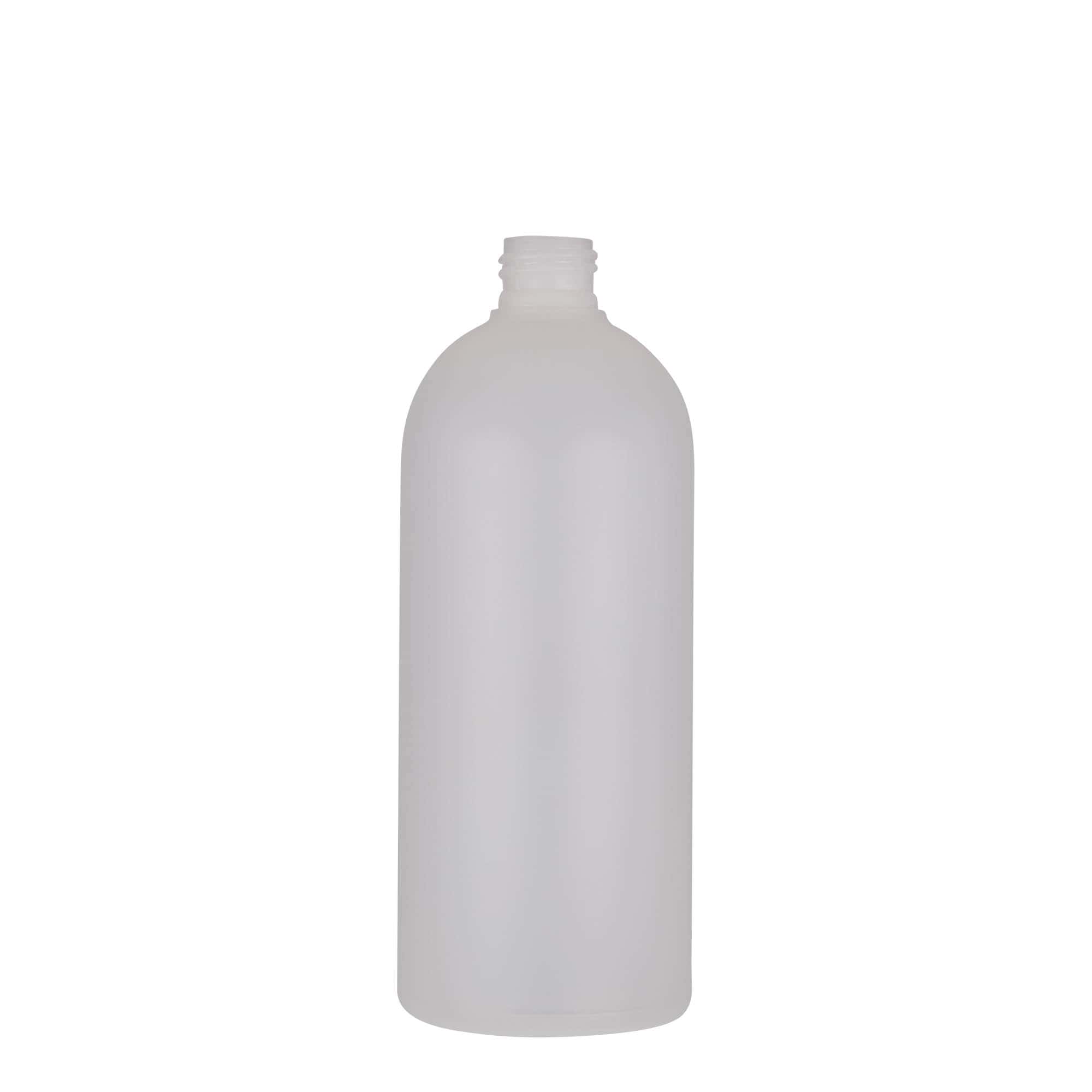 Plastová lahev 500 ml 'Tuffy', HDPE, přírodní, ústí: GPI 24/410