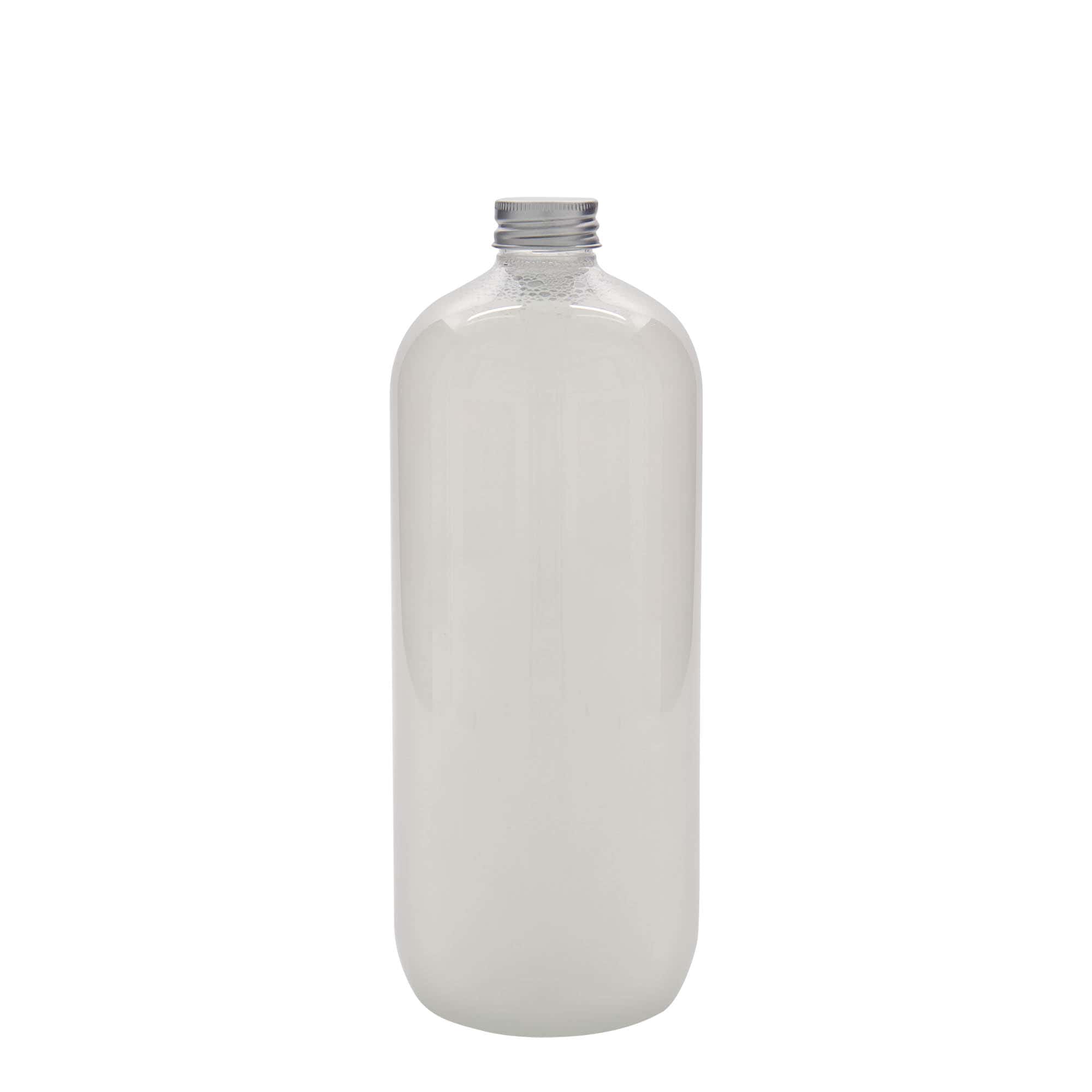 PET lahev 1000 ml 'Boston', plast, ústí: GPI 28/410