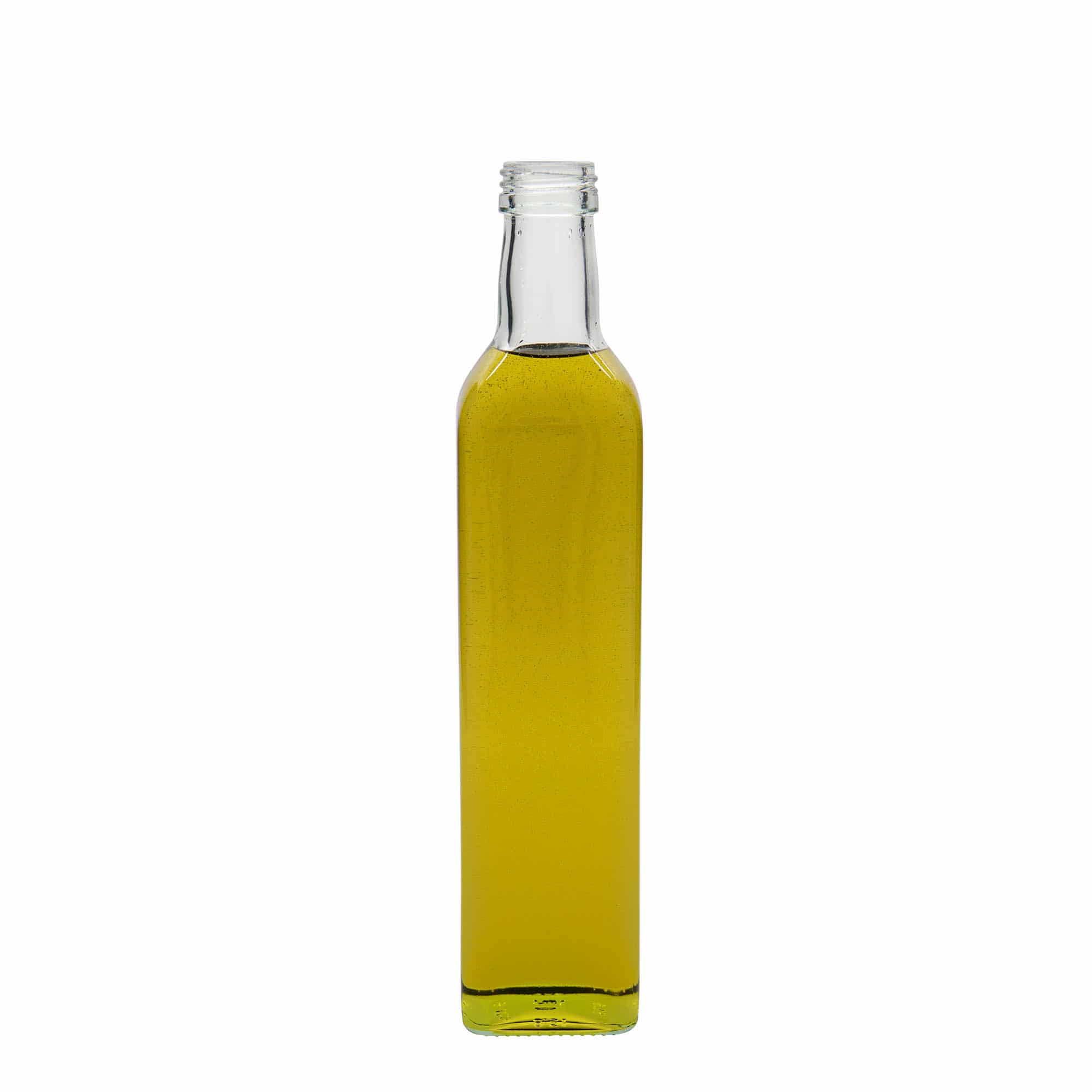Skleněná lahev 500 ml 'Marasca', čtvercová, uzávěr: PP 31,5