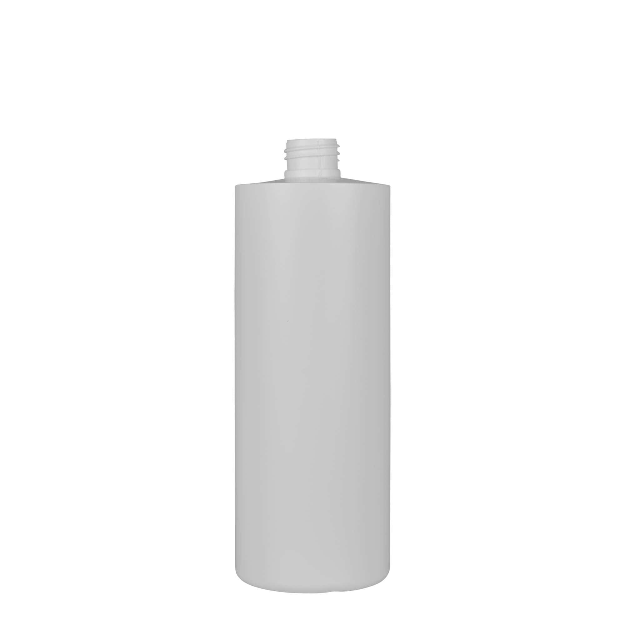 Plastová lahev 500 ml 'Pípa', Green HDPE, bílá, ústí: GPI 24/410