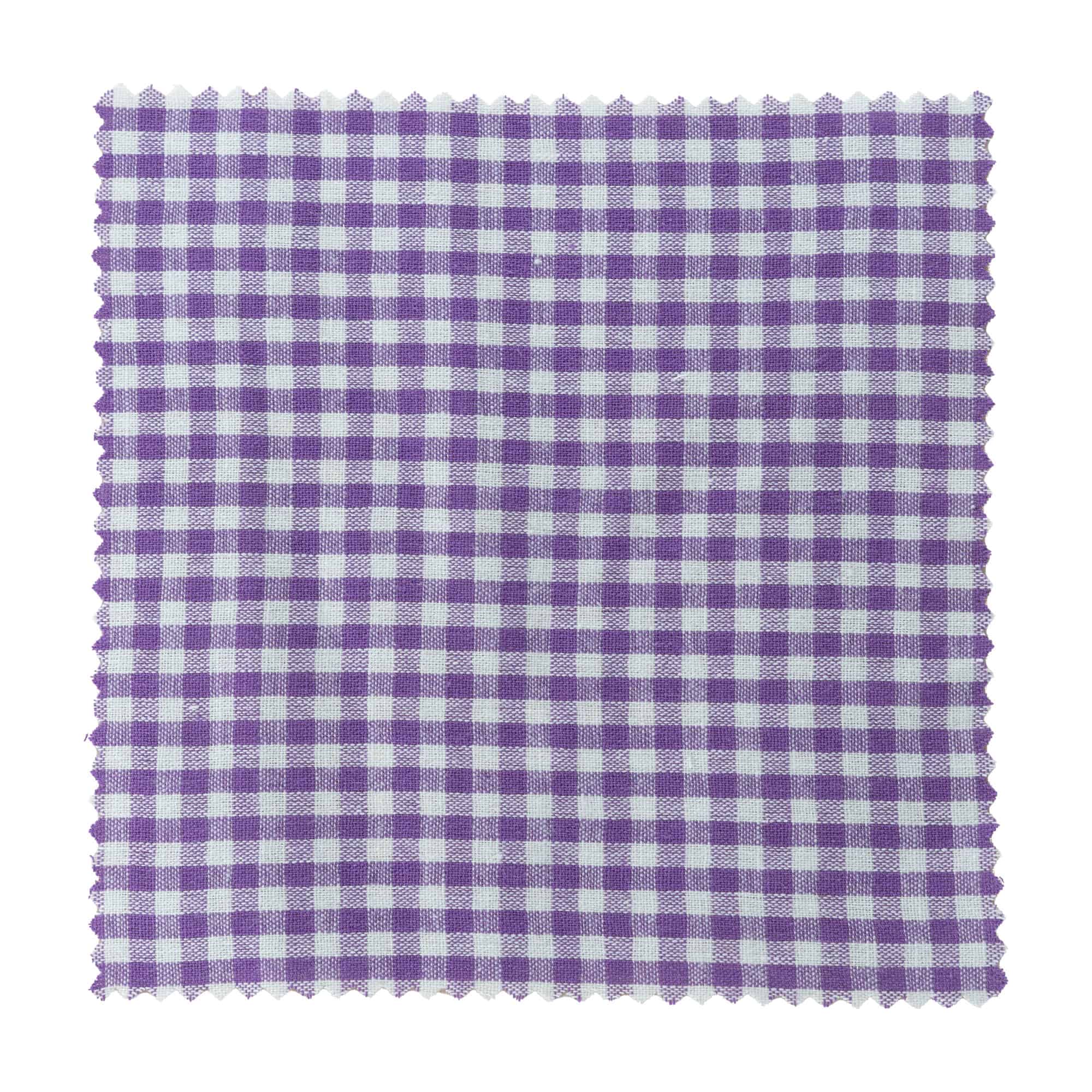 Látkový ubrousek károvaný 15x15, čtvercový, textil, šeřík, uzávěr: TO58-TO82