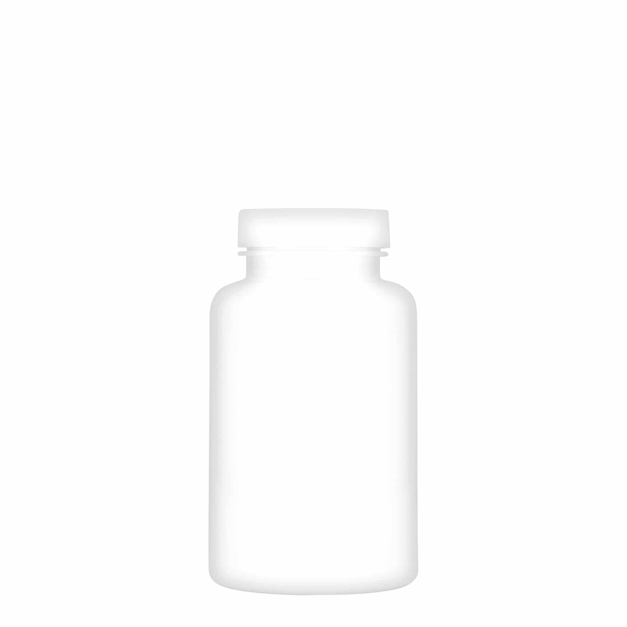 PET dóza 250 ml, plast, bílá, uzávěr: GPI 45/400