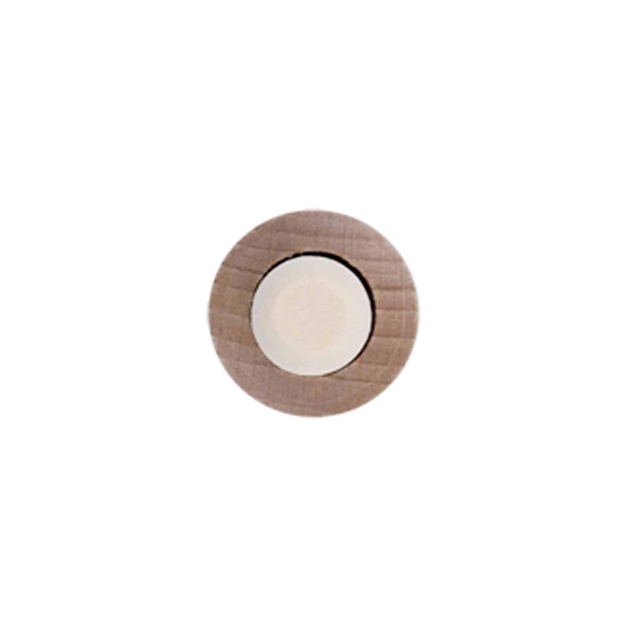 Korek s úchytem 16 mm, dřevo, pro uzávěr: korek