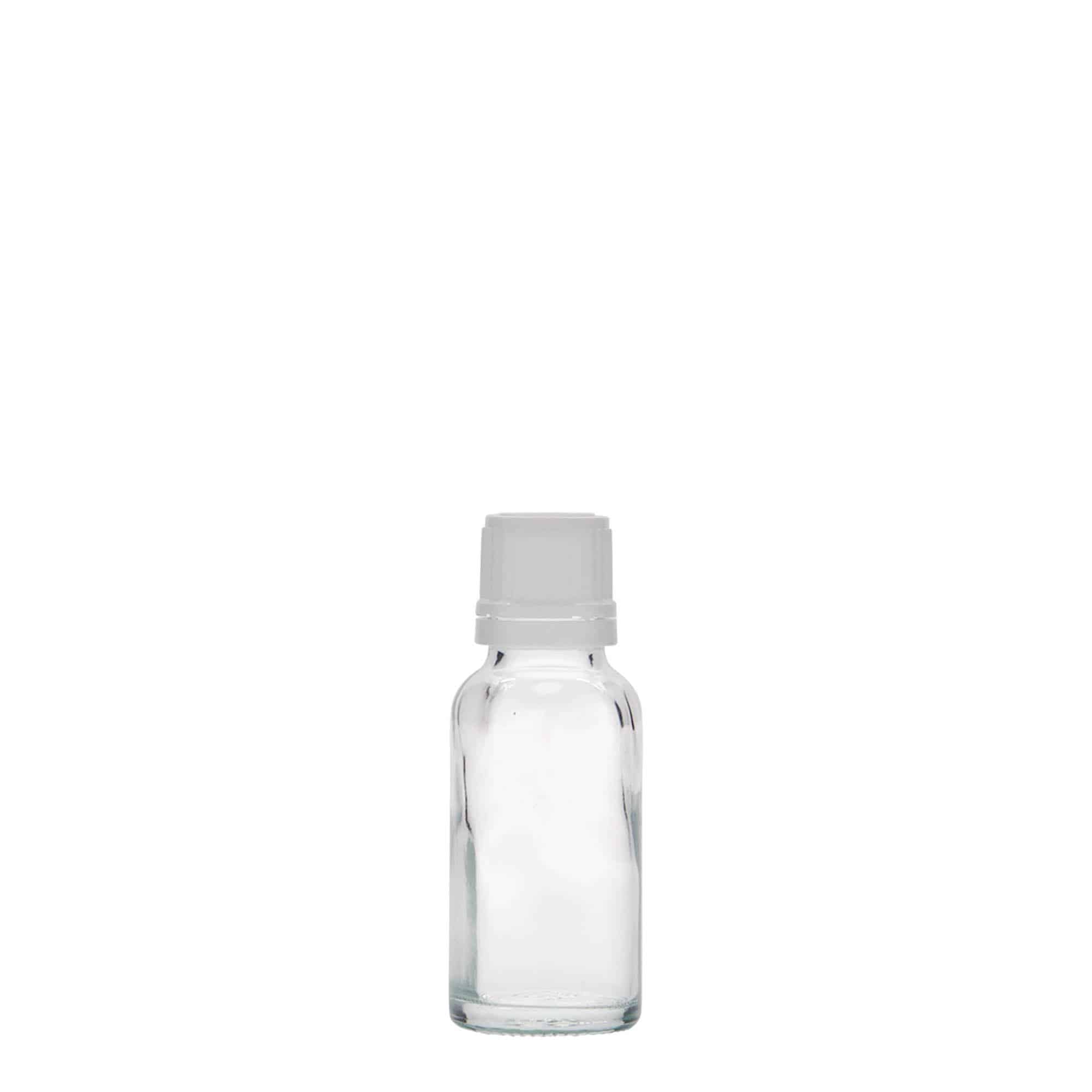 Lékovka 20 ml, sklo, ústí: DIN 18