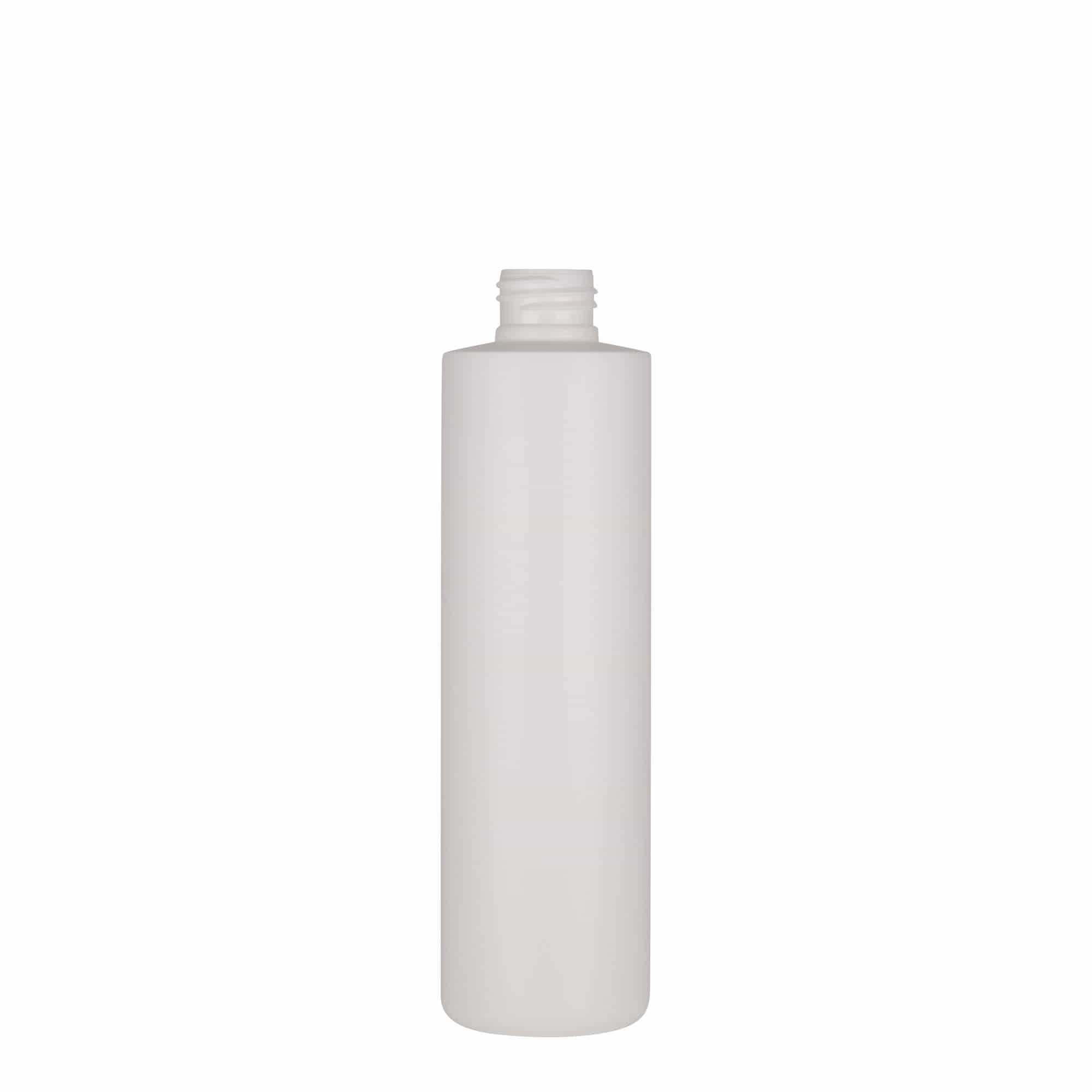 Plastová lahev 250 ml 'Pípa', Green HDPE, bílá, ústí: GPI 24/410