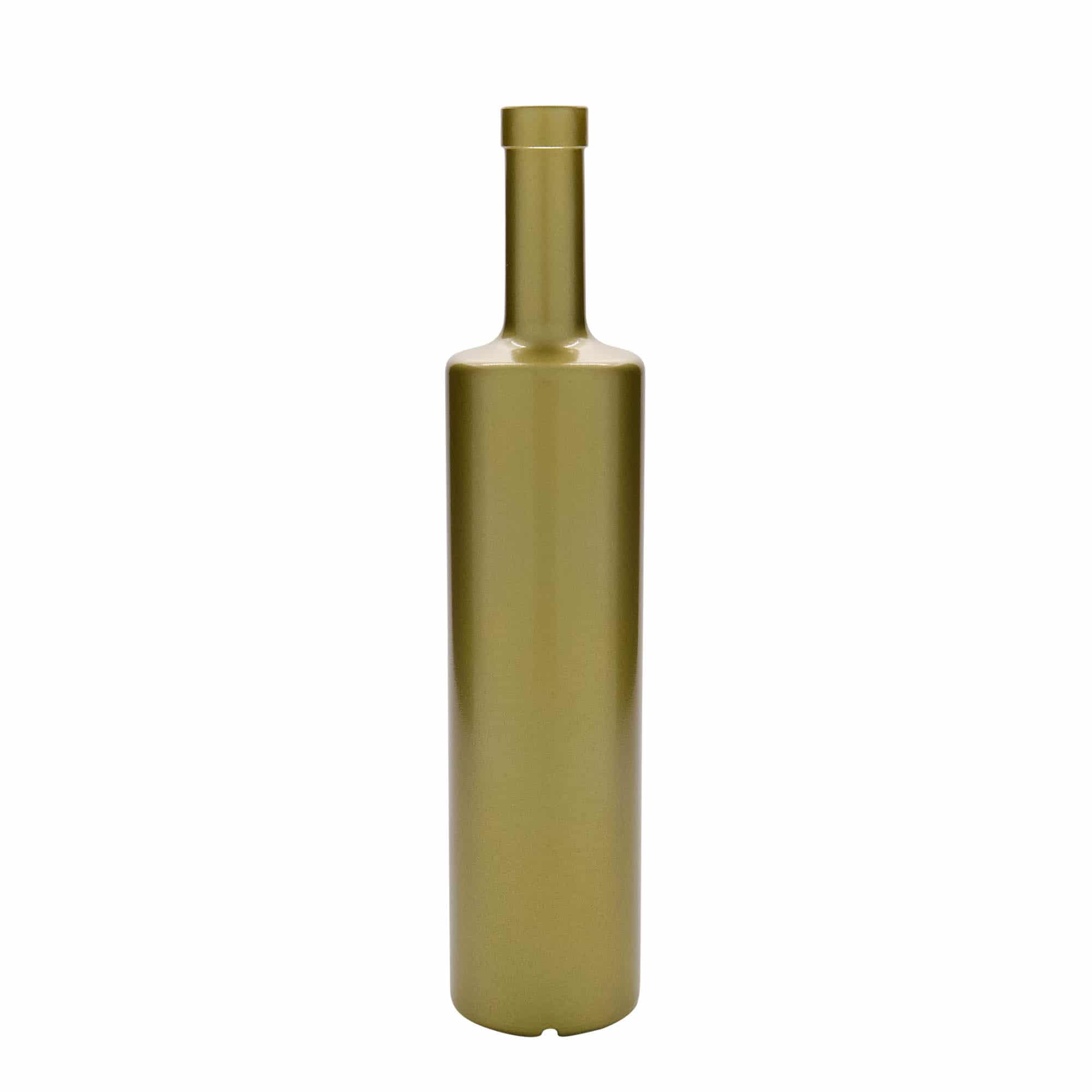 Skleněná lahev 700 ml 'Centurio', zlatá, uzávěr: korek