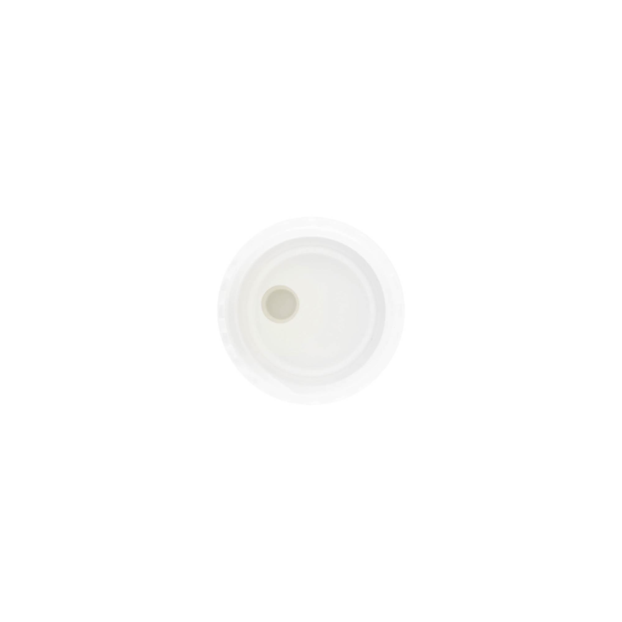 Šroubovací uzávěr Disc Top, plast PP, bílý, pro ústí: GPI 24/410