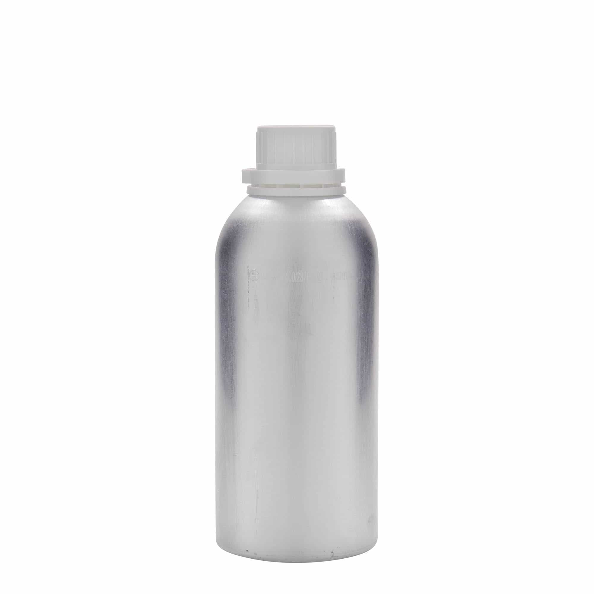 Hliníková lahev 625 ml, kov, stříbrná, ústí: DIN 32
