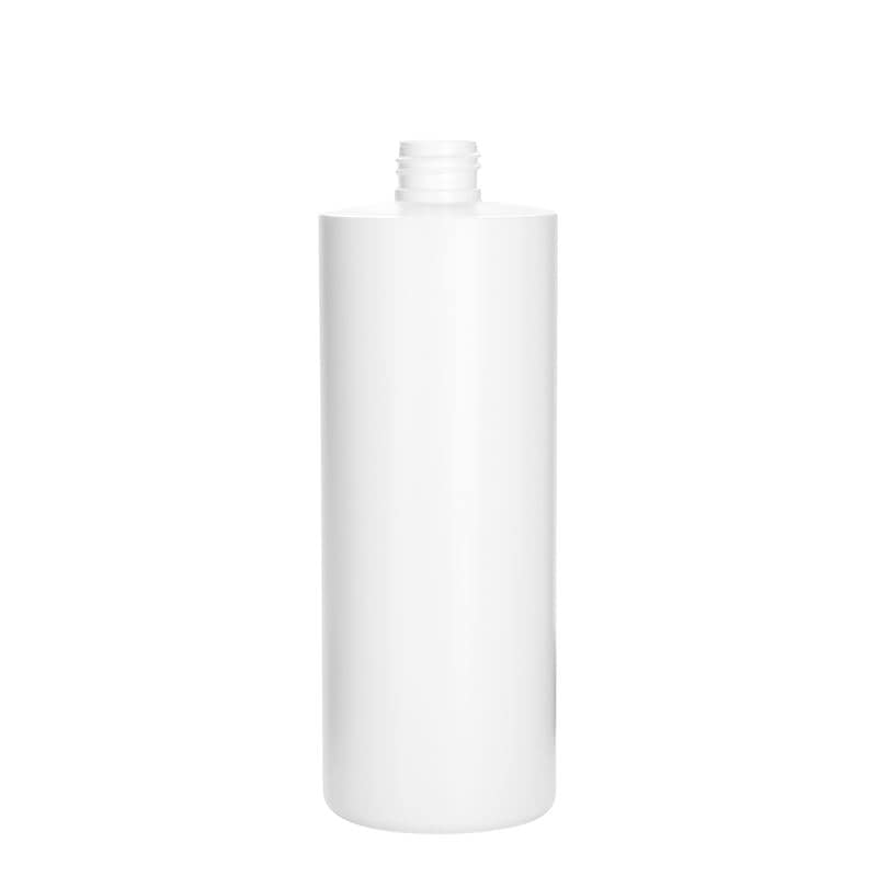 Plastová lahev 500 ml 'Pípa', Green HDPE, bílá, ústí: GPI 24/410