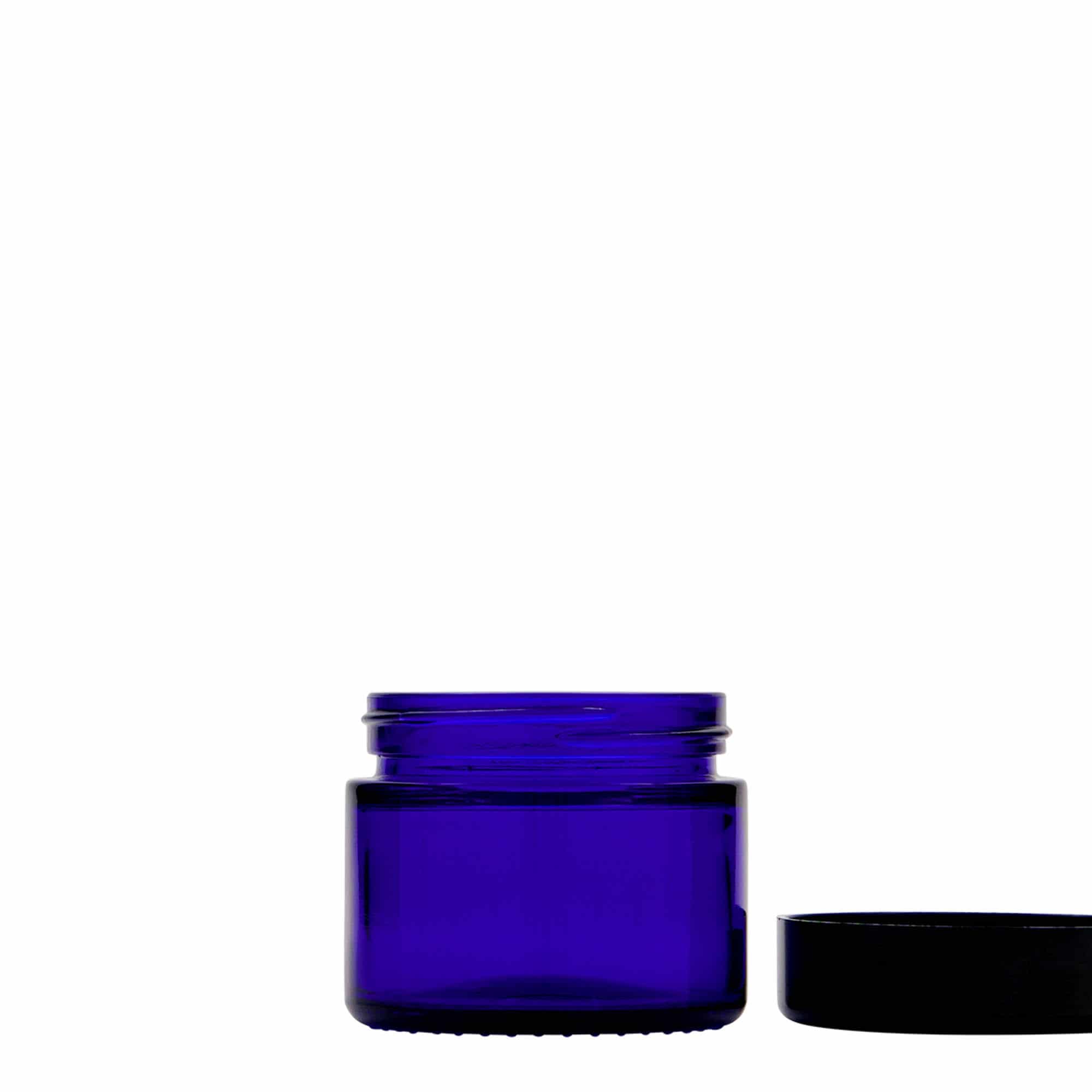 Kelímek 50 ml 'Blue Edition', sklo, královská modř, uzávěr: šroubovací uzávěr
