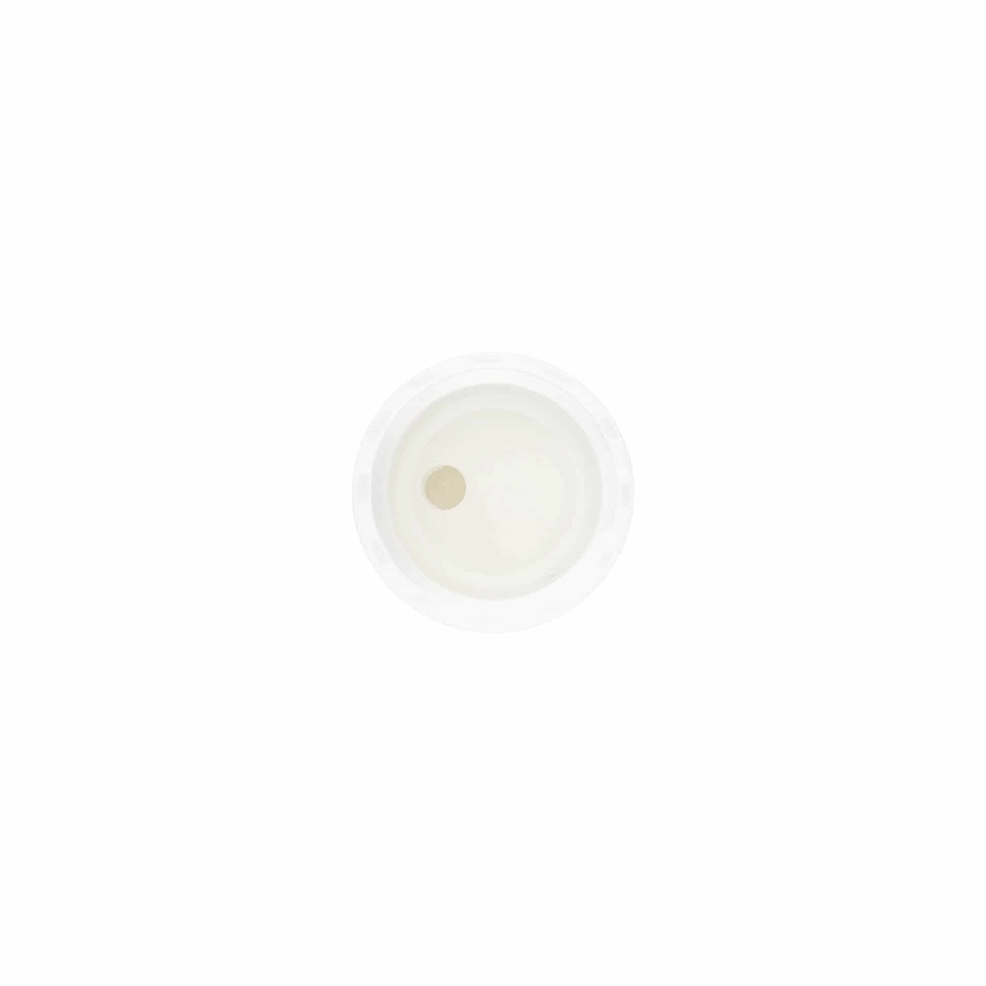 Šroubovací uzávěr Disc Top, plast PP, bílý, pro ústí: GPI 20/410