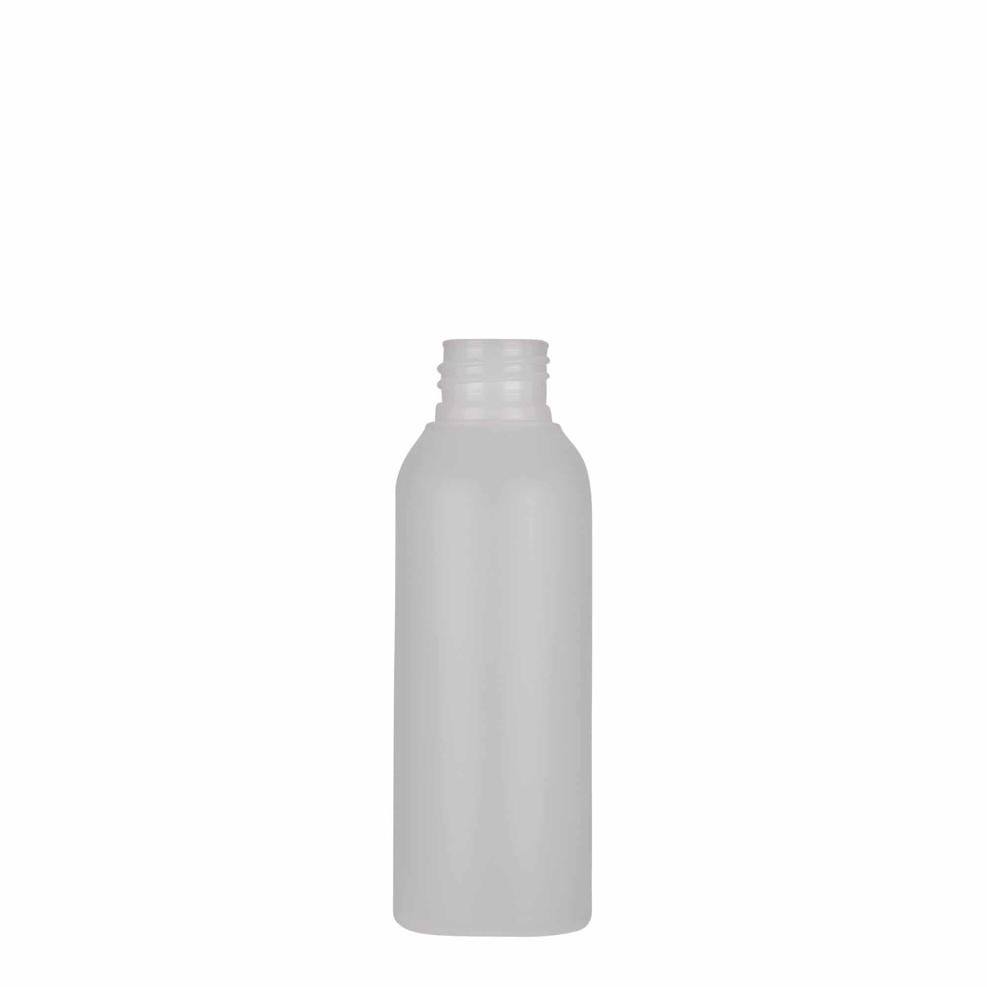 Plastová lahev 100 ml 'Tuffy', HDPE, přírodní, ústí: GPI 24/410