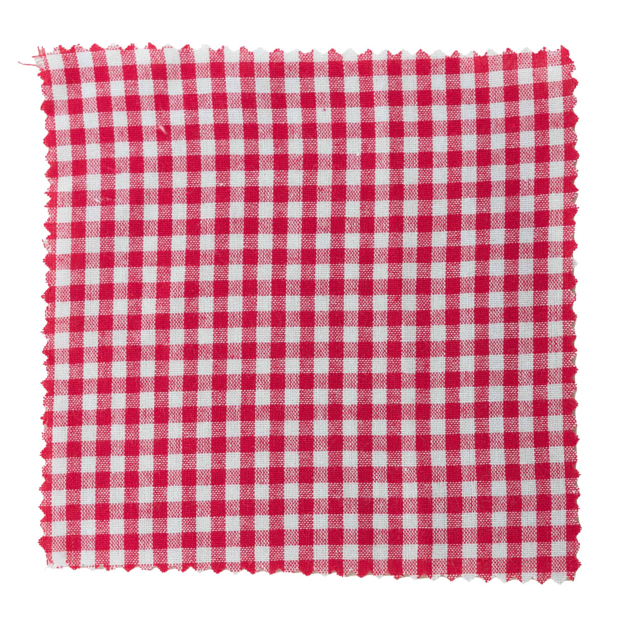 Látkový ubrousek károvaný 15x15, čtvercový, textil, červený, uzávěr: TO58-TO82