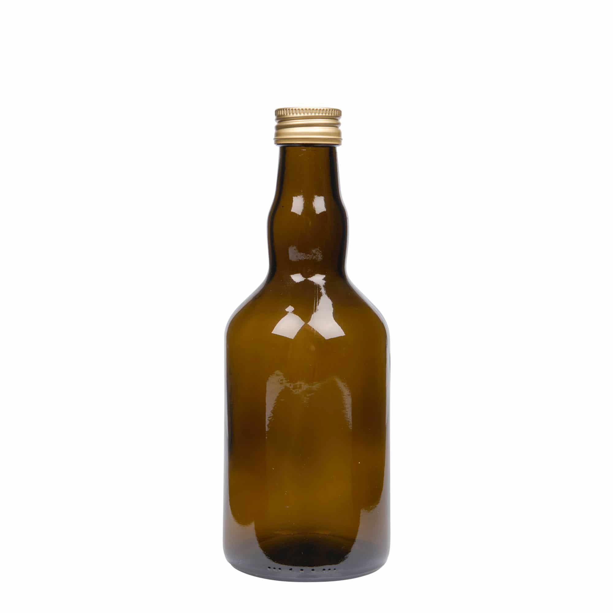 Skleněná lahev 500 ml 'Olona', starožitná zelená, uzávěr: PP 31,5