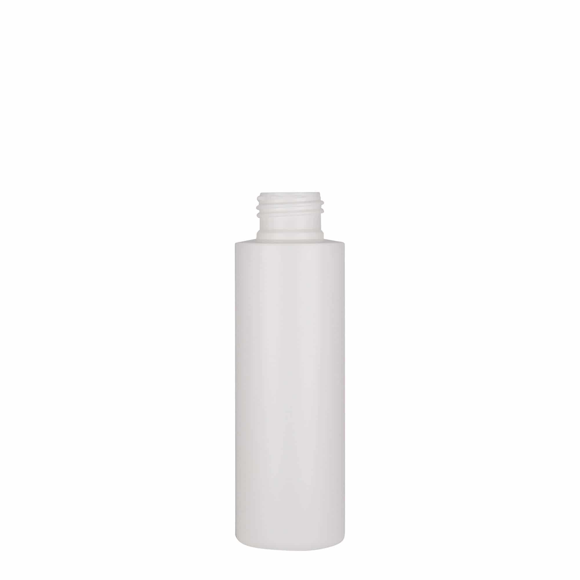 Plastová lahev 100 ml 'Pípa', HDPE, bílá, ústí: GPI 24/410