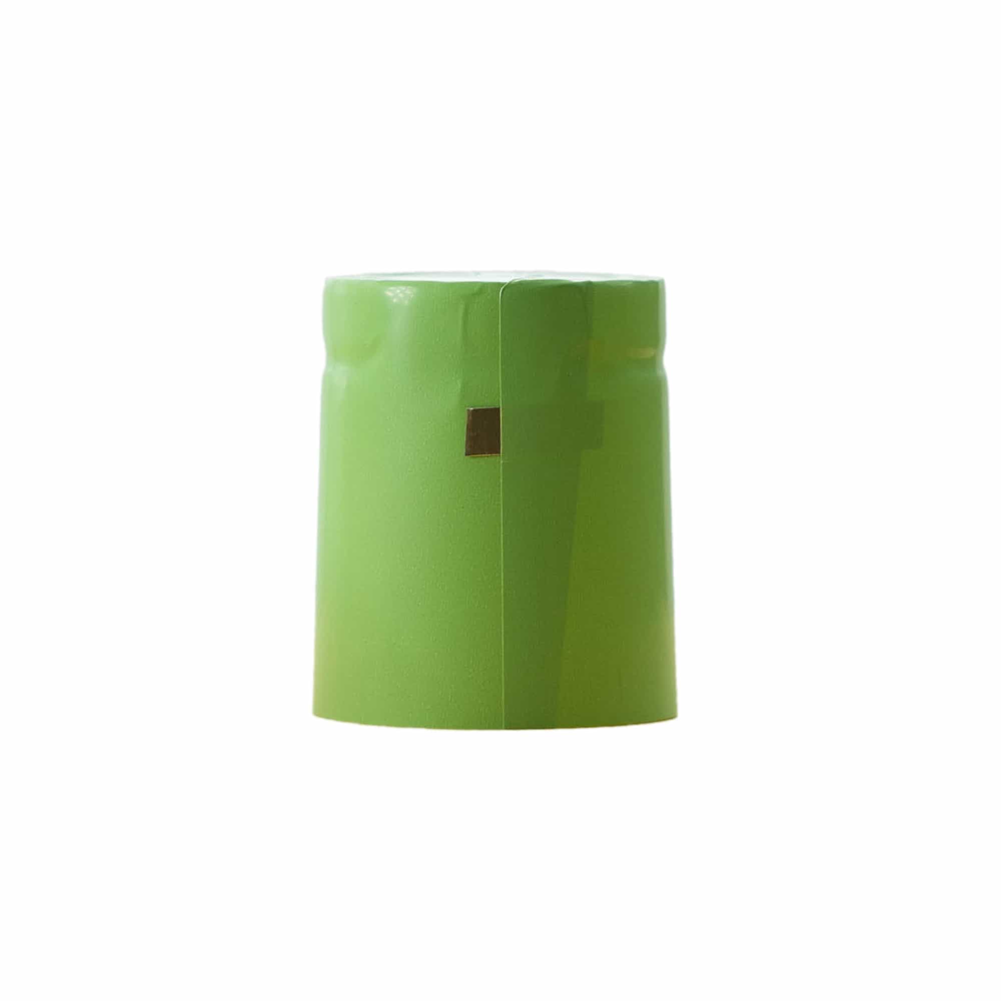 Smršťovací kapsle 32x41, plast PVC, limetkově zelená