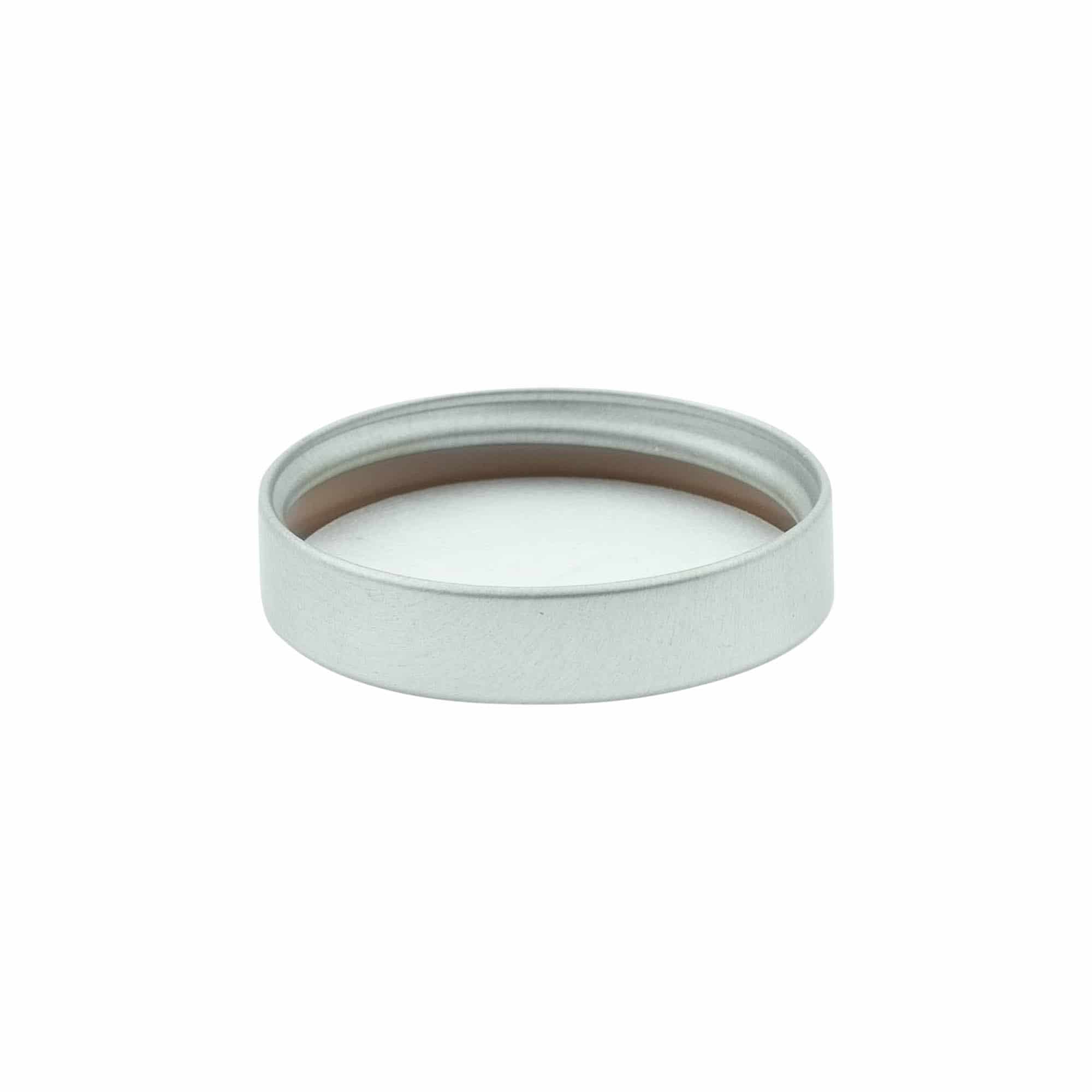 Šroubovací uzávěr, kov, stříbrný, pro ústí: GPI 45/400