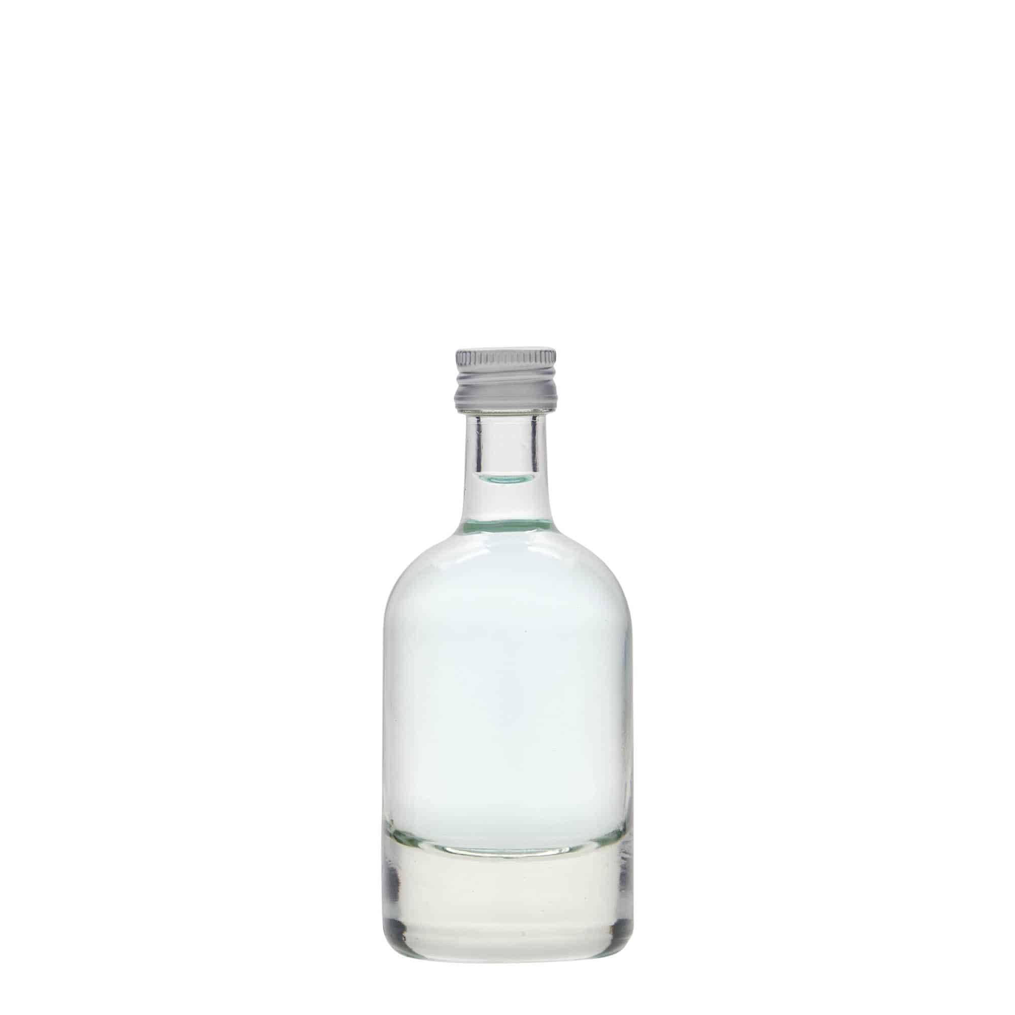 Skleněná lahev 50 ml 'Linea Uno', uzávěr: PP 18