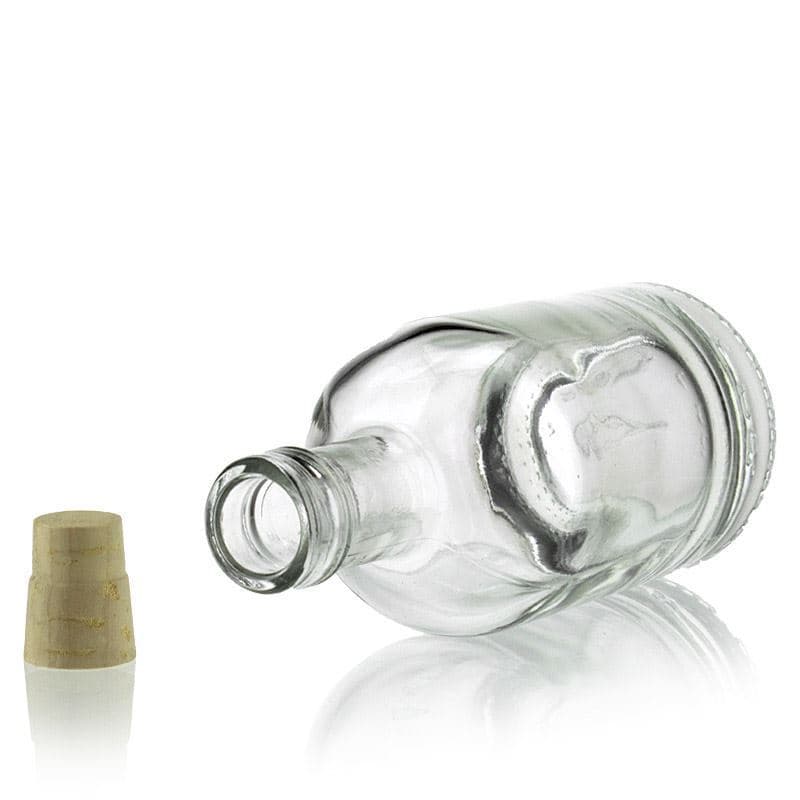 Skleněná lahev 100 ml 'Linea Uno', uzávěr: korek