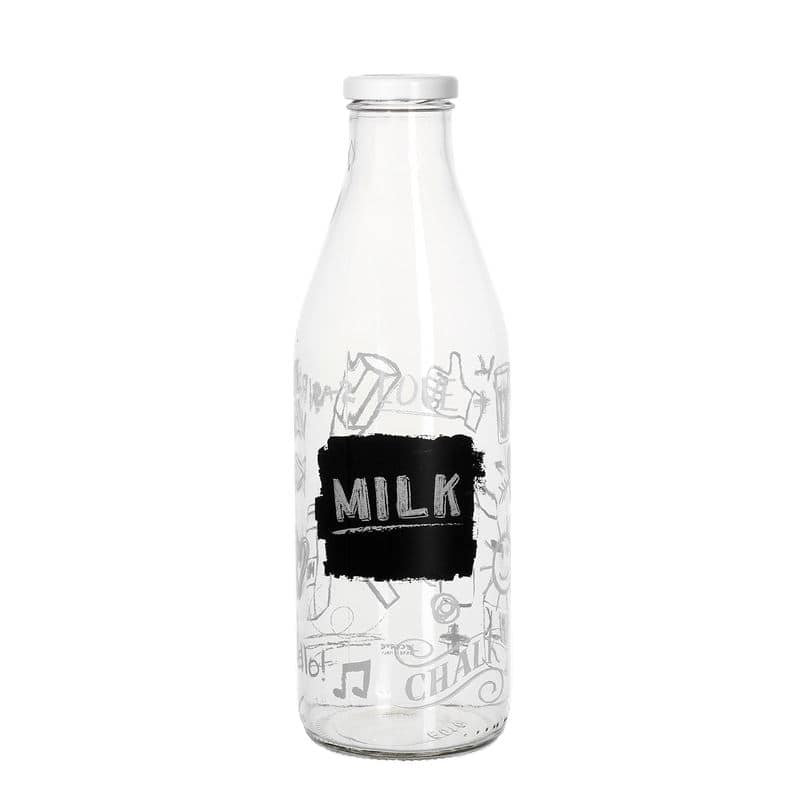 Lahev na mléko 1000 ml 'Lavagna', uzávěr: Twist Off (TO 43)