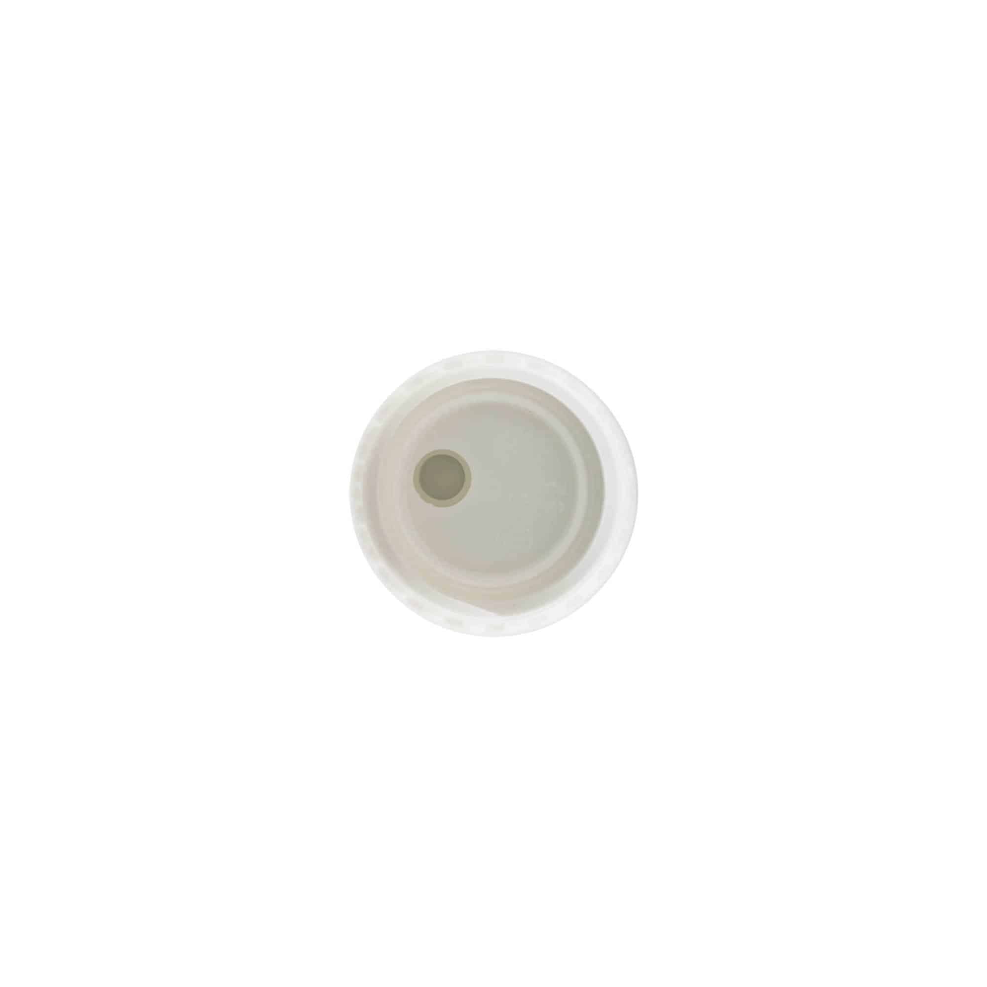 Šroubovací uzávěr Disc Top, plast PP, bílý, pro ústí: GPI 24/410